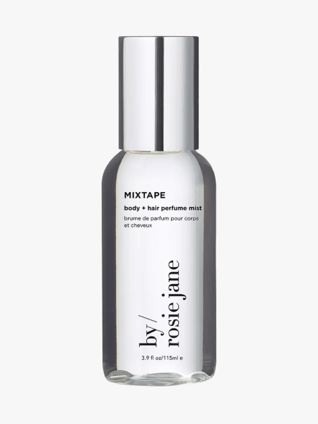 By/Rosie Jane Mixtape Body Mist in branded component on a light gray background